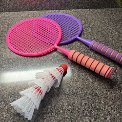 Kids badminton set