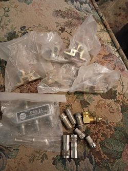Assorted Cable Connectors And Splitter