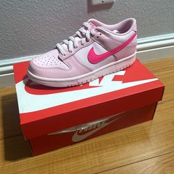 Nike Dunk Low “triple Pink” Size 6.5Y