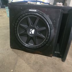 Kicker Comp 12 Brand New In A Resilient Sound Ported Box Tuned At 34hrtz