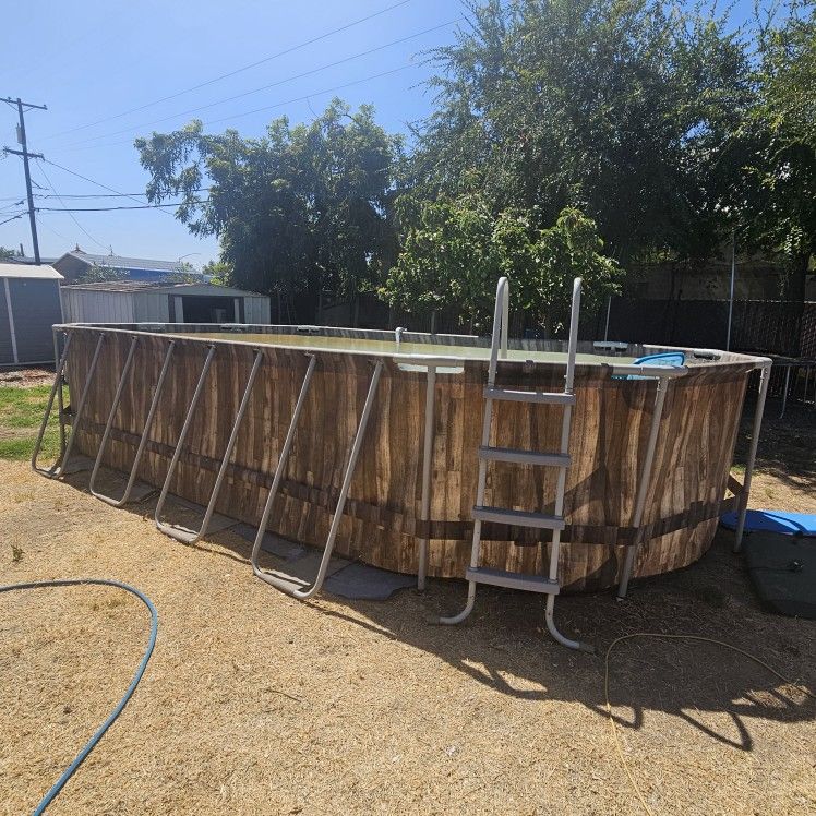 Costco Pool With Upgraded Larger Pump