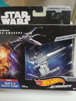 Star Wars build a death star Hot Wheels starships X-WING FIGHTER