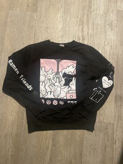 Yoyo The Ricecorpse "Ramen Friends" Claw Machine Crewneck size small