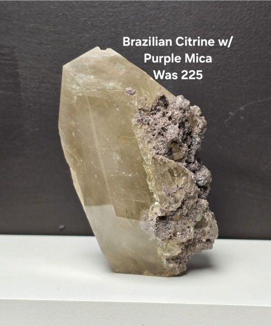 Brazilian Citrine With Purple Mica
