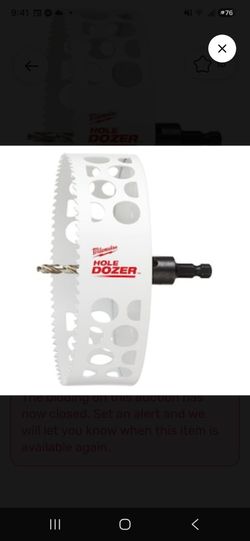 Milwaukee Hole Dozer Bi-Metal Hole Saw