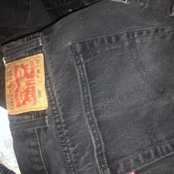 LEVIS  WHOLE LOT OF Vintage  90’s MENS BLACK  550 Jeans