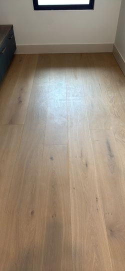 470 sq ft of premium glue down wood floor