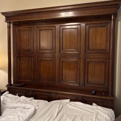 Wood King Headboard