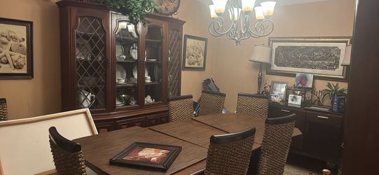 Teek wood dining set