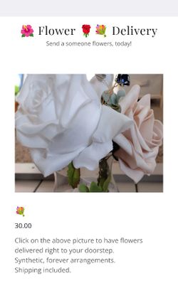 Flowers ( Add chocolate (optional ))