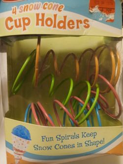 Snocone holders 4pk