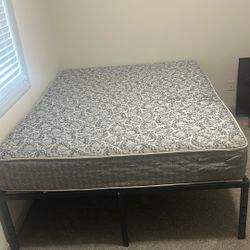 Queen Size Bed And Rail