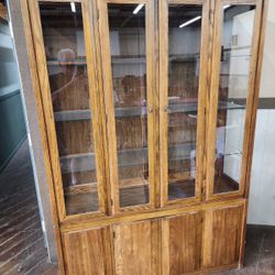 Free Oak China Hutch