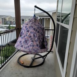 Outside Kids Swing