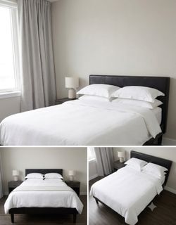 QUEEN BED-FRAME + MATRESS