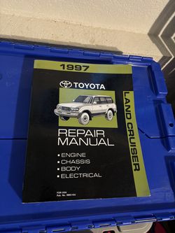 Toyota Landcruiser Repair Manual