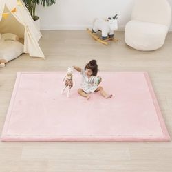 Large Pink Baby Playmat 2x3M