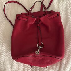 Rebecca Minkoff red back-pack 