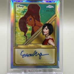 2025 Topps Disney Mint Megara Voiced By Susan Egan Chrome Auto #48/75 Hercules