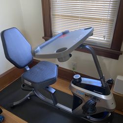 Stationary Bike Desk For Work & Study