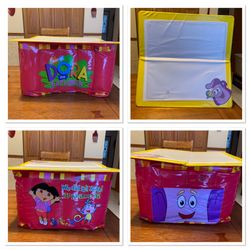 Cute  Inflatable Dora the Explorer Activity Table Play/Write- Erase on