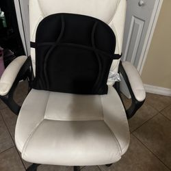 White Leather 360 Gaming Chair
