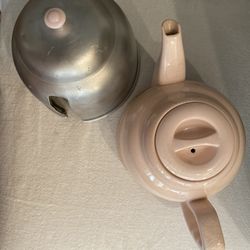 Mid Century Tea Pot with Warmer: Kitchen King from Japan