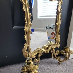 Brass Mirror  Very Good Condition 