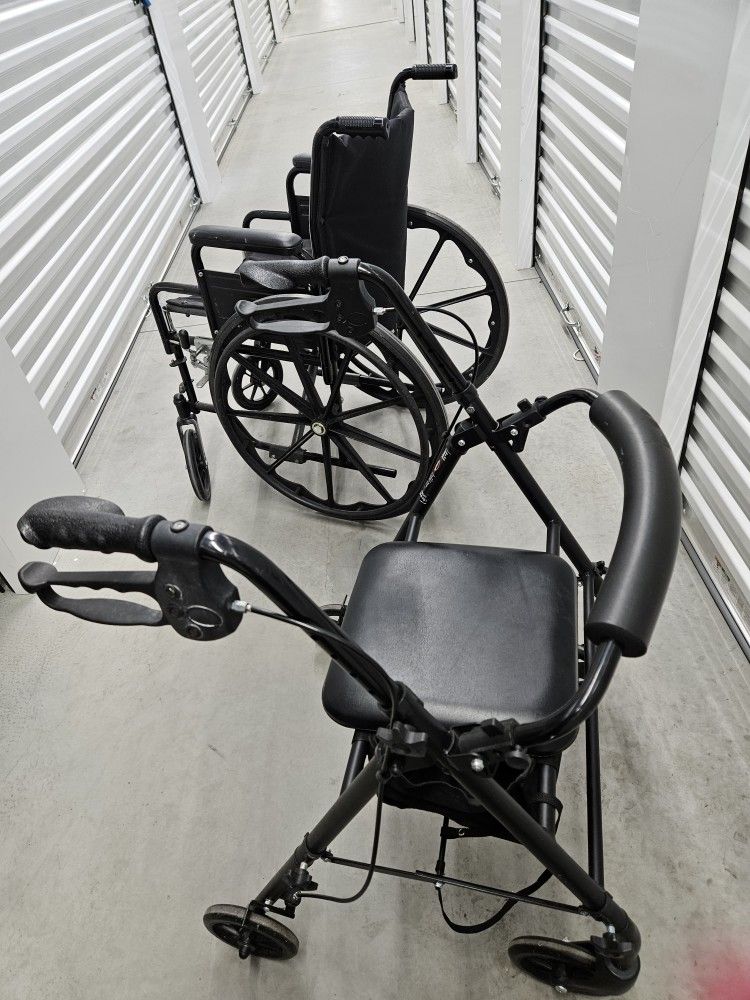 Wheel Chair and Seated Walker