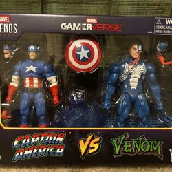 Marvel Legends Gamer verse Captain America Vs Venom 2 Pack