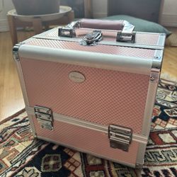 Professional Makeup Box Organizer with 3 trays