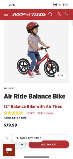 Air Ride Balance Bike