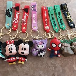 3D SILICONE Keychain Pendant
$3 Each