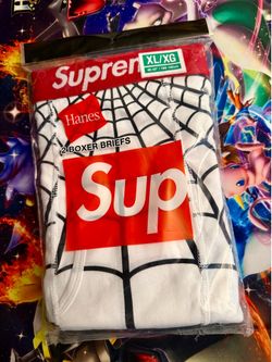 Supreme Hanes Spider Man Boxer Briefs Size XL 2 pack