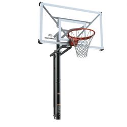 Silverback SBX 54" In-Ground Basketball Hoop with Adjustable-Height Backboard