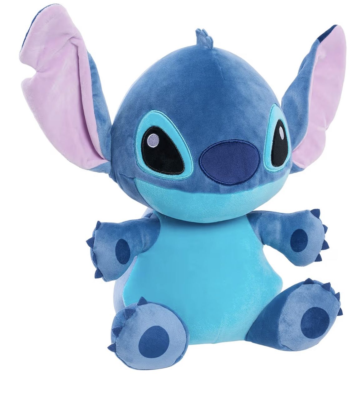 Disney Stitch Comfort Weighted Plush Stitch, 14-inch Stuffed Animal, Alien, Blue, Kids Toys for Ages 3 Up by Just Play