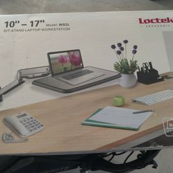 Locteck Sit-stand Laptop Workstation