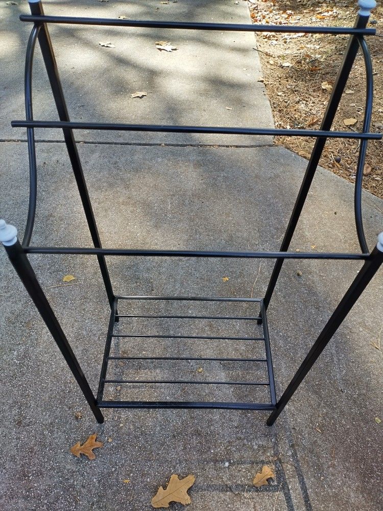 Black Shelf Rack