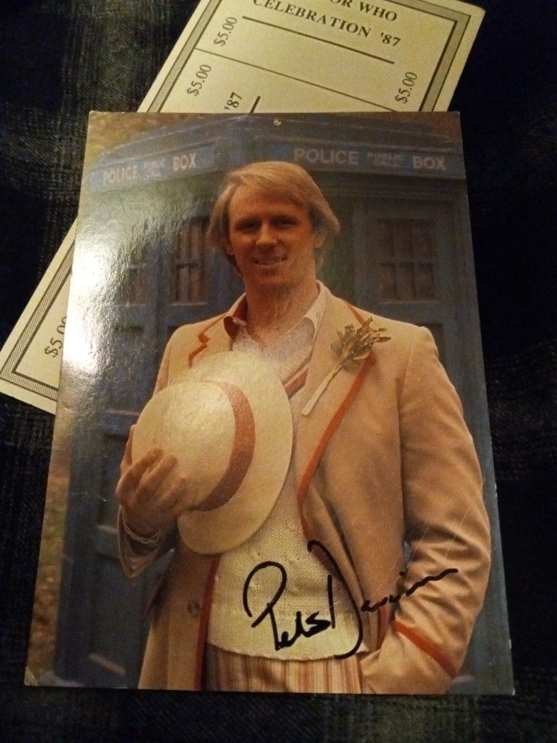 Doctor Who Peter Davison Signed Photo