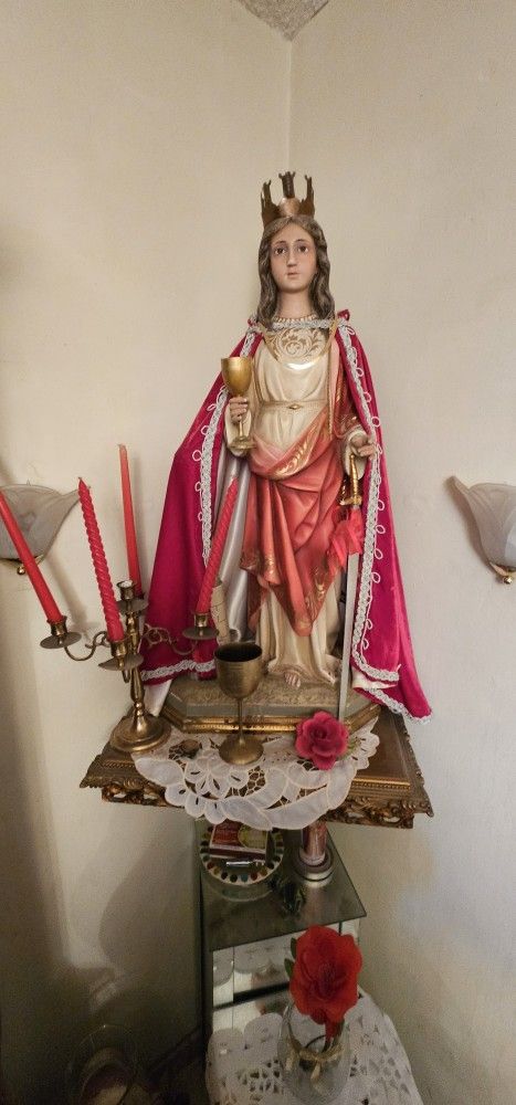 Santa Barbara Statue