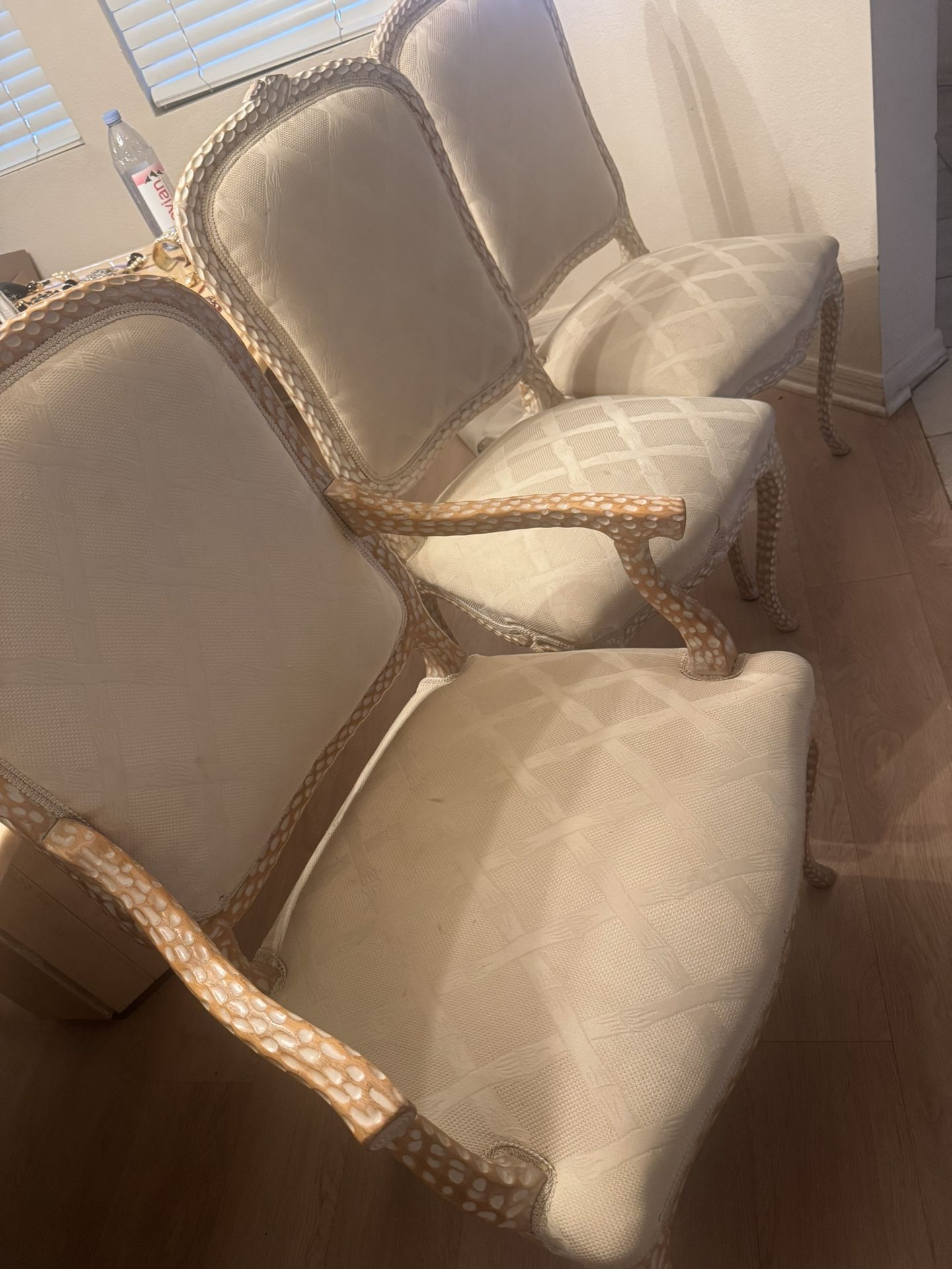 Set Of 4 Dining Chairs And 2 Armchairs From Roche Bobois