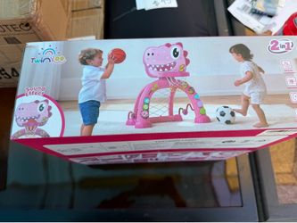 Basket ball hoops and soccer new in box $35