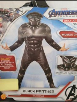 Halloween Black Panther Costume Child Size: L (12-14)