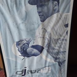 Derek Jeter framed poster