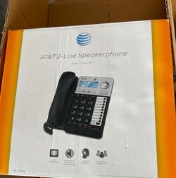 AT&T 2-Line Speaker Phone With Caller ID