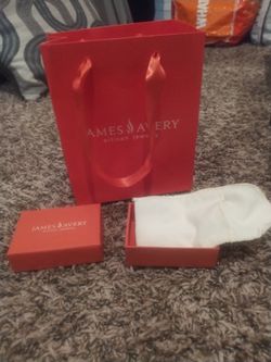 James Avery box and bag only