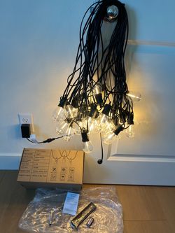 100FT Outdoor LED String Lights with Remote