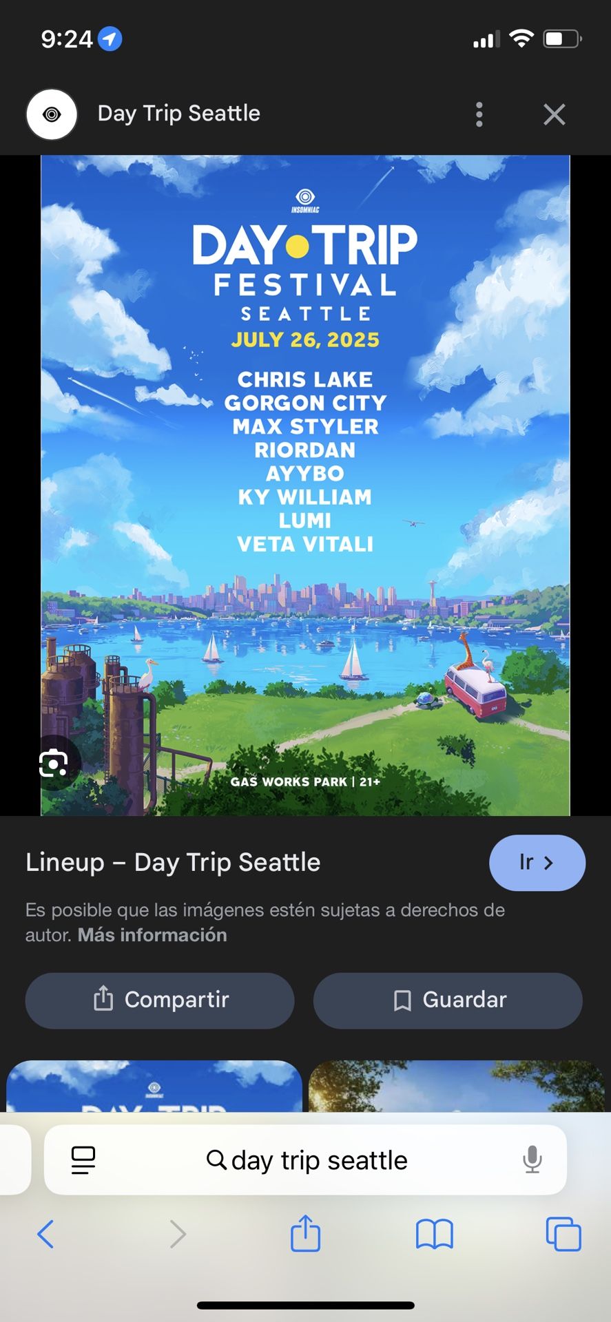 1 Day Trip VIP Saturday Ticket 