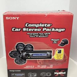 SONY - Xplod CXS-GT06HP Car Stereo Package Detachable Face AM/FM CD Player 
