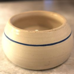 Vintage Pottery Crock or Dog Bowl